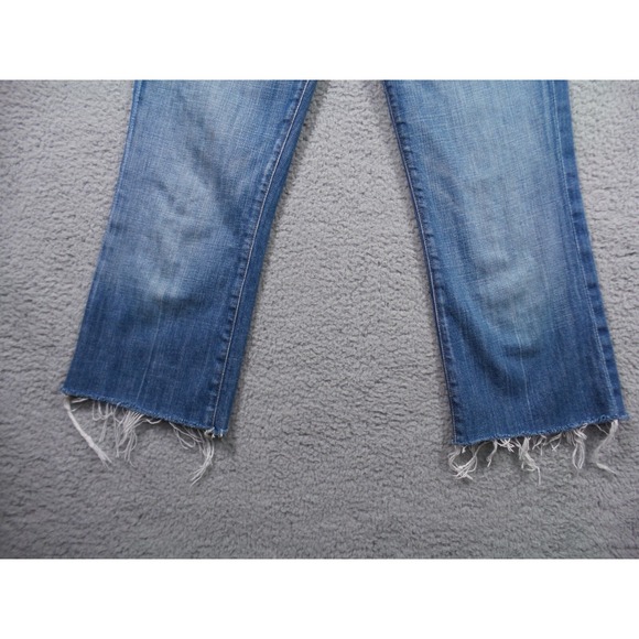 Citizens of Humanity Jeans Womens 29 Blue Denim Kelly Low Waist Cropped Stretch - Picture 2 of 16